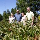 Growing peonies can be a hard business, especially come harvest time, but Jill (left) and John...