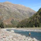 Hamish Carnachan, of Carterton, enjoys a day on Otago's Greenstone River. Photo supplied.