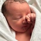 Hamish McNeilly's newborn son.