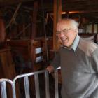 Harry Steenson, who has been involved with Clarks Mill since 1982, admires the new safety...