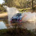 Hayden Paddon competing in this year's Rally of Australia. Photos by Michael Vetta/Honza Fronek