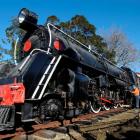 he Ja 1274 locomotive on its way yesterday from the Otago Settlers Museum to its new home, 50m...