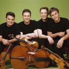 he Jerusalem Quartet (from left), Sergei Bressler (violin), Alexander Pavlovsky (violin), Kyril...