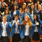 He Waka Kotuia members begin rehearsals for the New Zealand secondary schools kapa haka...