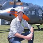 Heli Tours director Paul Mitchell (pictured at the new company's temporary headquarters at...
