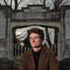 Heritage New Zealand area manager Jonathan Howard inspects the former High Street School war...