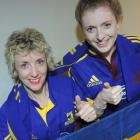 Highlanders fans Leanne Allnutt and daughter Rebecca, who are off to Sydney to watch the...