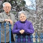 Hiroshima atomic bomb survivors Michimasa Hirata (77) and Shigeko Niimoto Sasamori (80) are  ...