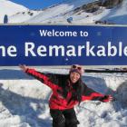 Host Tanya Papandrea greets all visitors to the Remarkables skifield with a smile. Photo supplied.