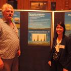 Hunter Downs Irrigation Ltd chairman Andrew Fraser and director Stacey Scott presented...