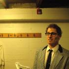 Hunter Hill rehearses lines backstage at the Alexandra Memorial Theatre in preparation for the...