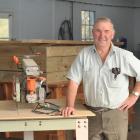 Ian Miller, president of the Taieri Blokes' Shed  shows off the facilities. Photo by Christine O...