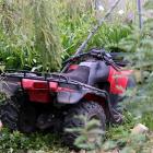 Image from an accident involving a quad bike earlier this year. Photo by Hawkes Bay Today.