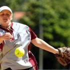 Immortalz pitcher Deanna Hoskins in action against Dodgers Mustang in the women's final at Ellis...