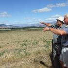 In 2010,  Irrigation NZ chairman Graeme Sutton (left) and Tarras Water director Peter Jolly...