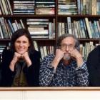 In the Athenaeum Library yesterday (from left) Dunedin Writers and Readers Festival Trust member...