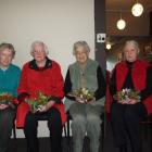 Inch Clutha Rural Women former member Ivy Grant (left) was awarded branch honours, while (from...