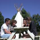 Innovators (from left) Scott Godsall (Waitaki Boys' High School), Ryan Algar (St Kevin's College)...