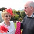 Invercargill couple Christine and Albert Dore show off their Melbourne Cup glad rags. PHOTO:...