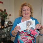Invercargill craftswoman Ann-Marie Searle with the card sent on behalf of the Duke and Duchess of...