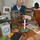 Kaitangata historian Irene Sutton with some of the collectable items she has unearthed. Photo by...