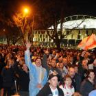 It's the turn of older generation to pour through the streets of North Dunedin after the Rugby...