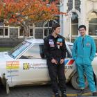 Jack Brownlie (left) has been co-driving for his friend Steven Thompson for the past five years....