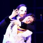 Musical Theatre Dunedin actors James Adams (Phantom) and Hayley Carrick (Christine). Photo: supplied