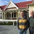 James Boussy (left) and James Glucksman have settled into their new home, Pen-y-bryn Lodge, in...