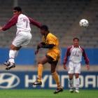 Jamica v Qatar U17 match at Carisbrook in 1999. ODT file photo.