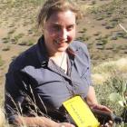Jenny Stein in the field as an exploration geologist in Namibia. Photo supplied.