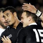 Jerome Kaino (left) and Israel Dagg. Photos by Reuters.