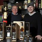 John Evans and Castle Macadam Wines Darren Stedman, with aged single malt whisky, from the long...