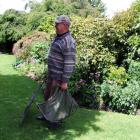 John McFarlane in his Outram garden, Attendale. Photos by Gillian Vine.