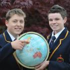 John McGlashan College pupils Nat Christensen (left) and Andy Dysart (both 17) have been selected...