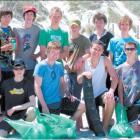 John McGlashan College pupils spent Friday last week cleaning up Smaill’s and Tomahawk beaches.