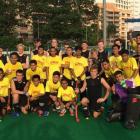 John McGlashan  First XI with the SMK Titiwangsa team on the school's recent tour of Malaysia....