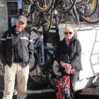 John Parker and Lucy Casey, of Auckland,  yesterday savour  being part of the first group to...