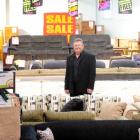 John Williamson, owner of John's Furniture Warehouse, in the shop in Stafford St, Dunedin. Photo...