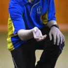 Jonty Horwell (15), of Logan Park High School, who won a New Zealand junior indoor bowls title in...