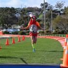 Josh Baan wins the quarter marathon. Photo by Wayne Parsons.