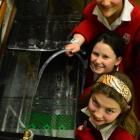 Kaikorai Valley College pupils (from front) Hannah Martin, Shqkira Watterston and Briar-Rose...