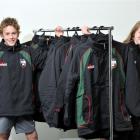 Kaikorai Valley College pupils Reuben Cook (12) and Tyler Philpott (11) model new jackets, given...