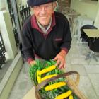 Kakanui grower Jim O'Gorman shows off some healthy food, after being selected to supply...