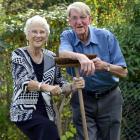 Keen gardeners June and Andy Gold celebrate their diamond wedding anniversary in Dunedin...