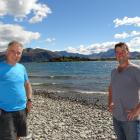 Keen lake swimmers Eddie Spearing (left) and Jamie Norman are the organisers of The Ruby, Lake...