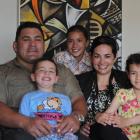 Kees and Juanita Meeuws with three of their children, Serge (4), Eva (10), and Inez (7). Photo by...