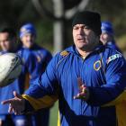 Kees Meeuws at Otago training at Logan Park this week. Photo by Peter McIntosh.