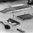 Kelso under water on January 18, 1980. The township's largest structure, the Wrightson NMA...