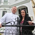 Ken and Fiona O'Connell outside Bracken, their new restaurant at 95 Filleul St, Dunedin. Photo by...